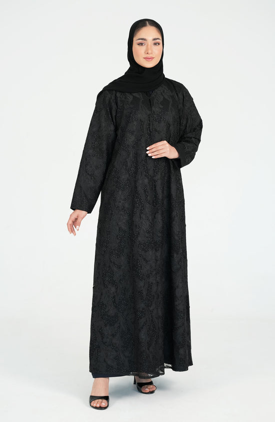 Dantil with Laser Toor Abaya