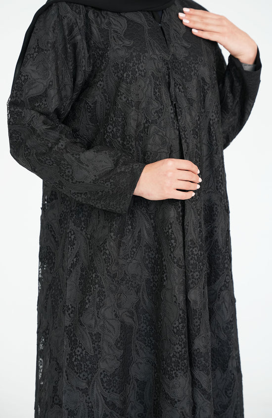 Dantil with Laser Toor Abaya