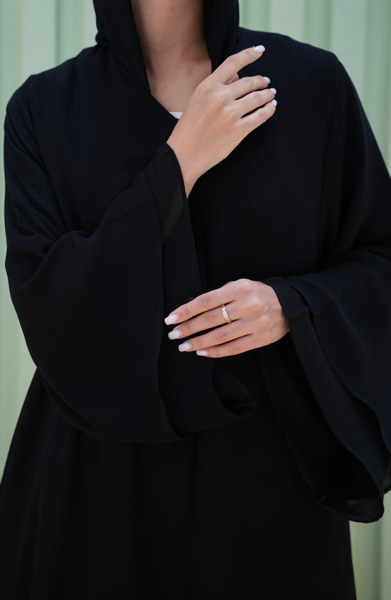 Double royal chiffon abaya
