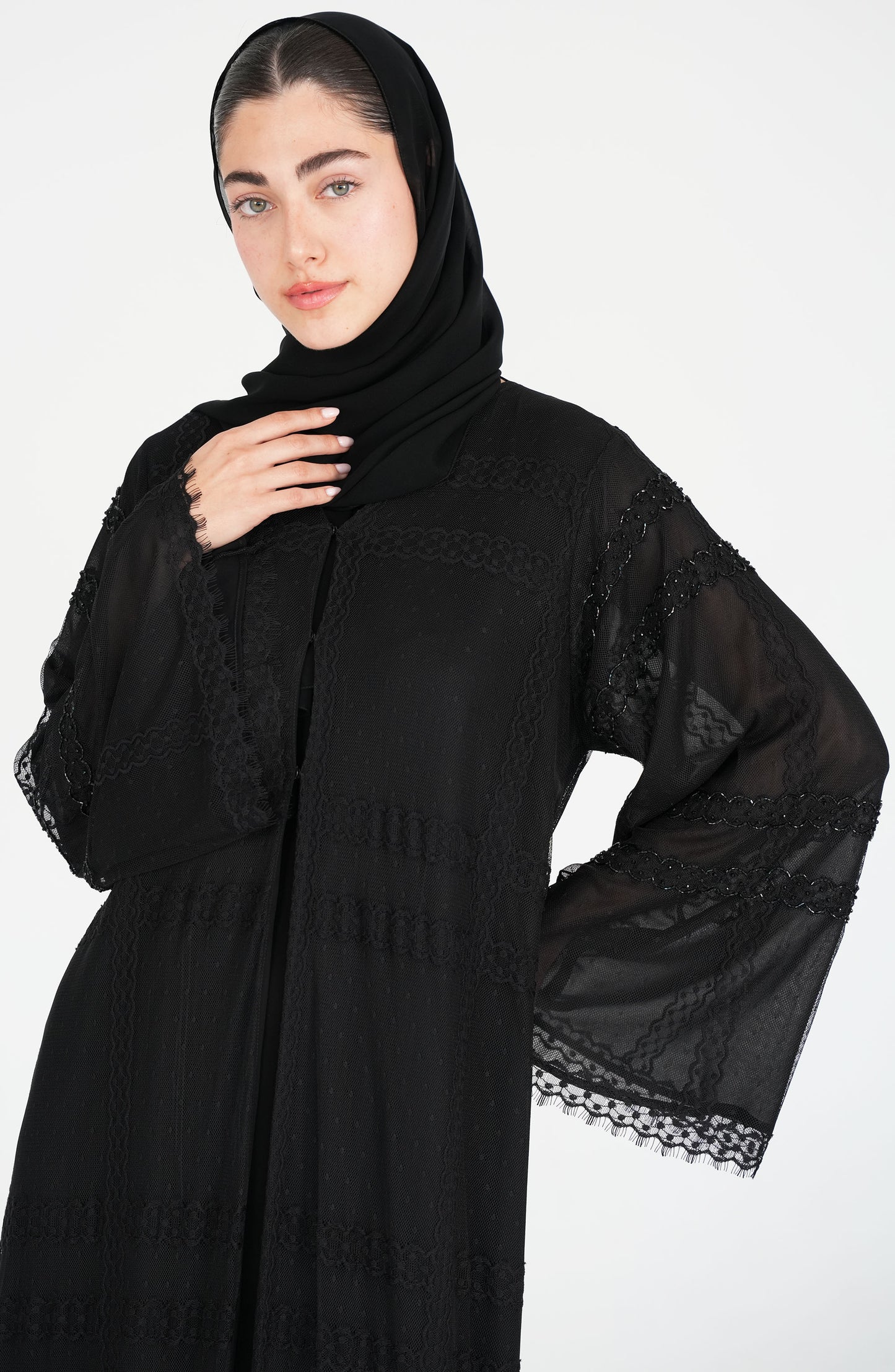 Full Toor with chiffon botana Abaya