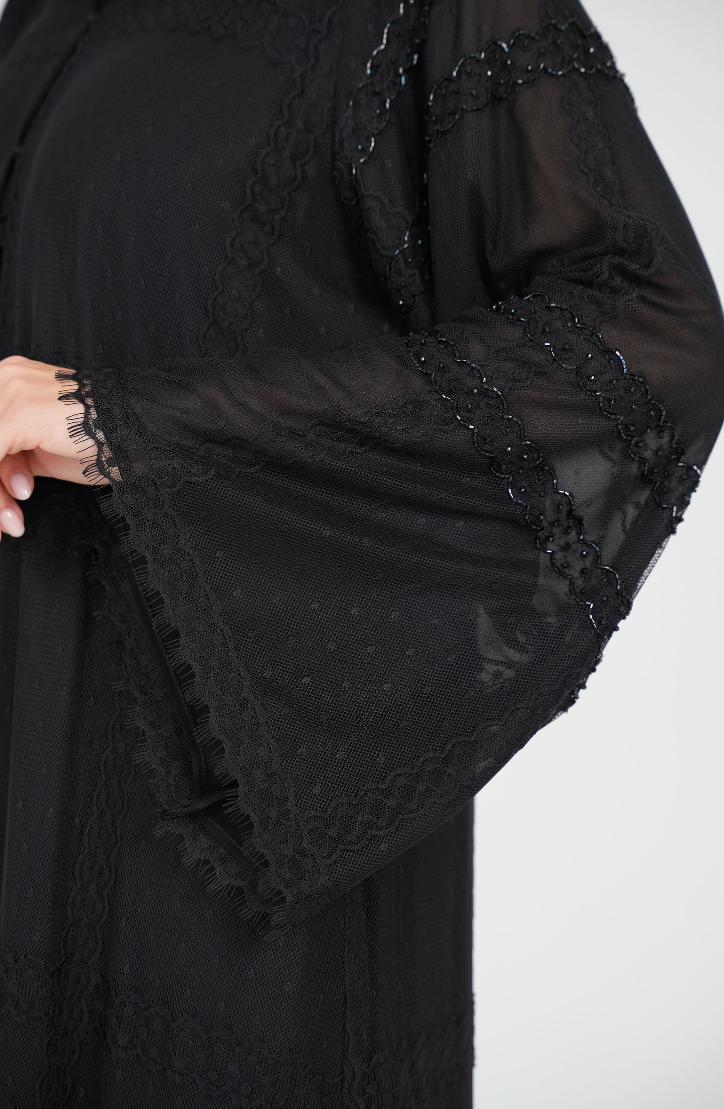 Full Toor with chiffon botana Abaya