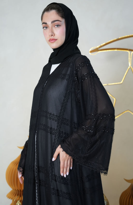 Full Toor with chiffon botana Abaya