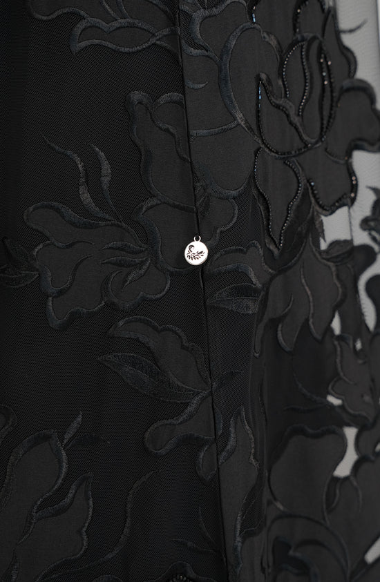 Embroidered Toor With Handwork Beads Abaya