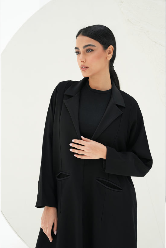 Italian crepe Coat cutting
