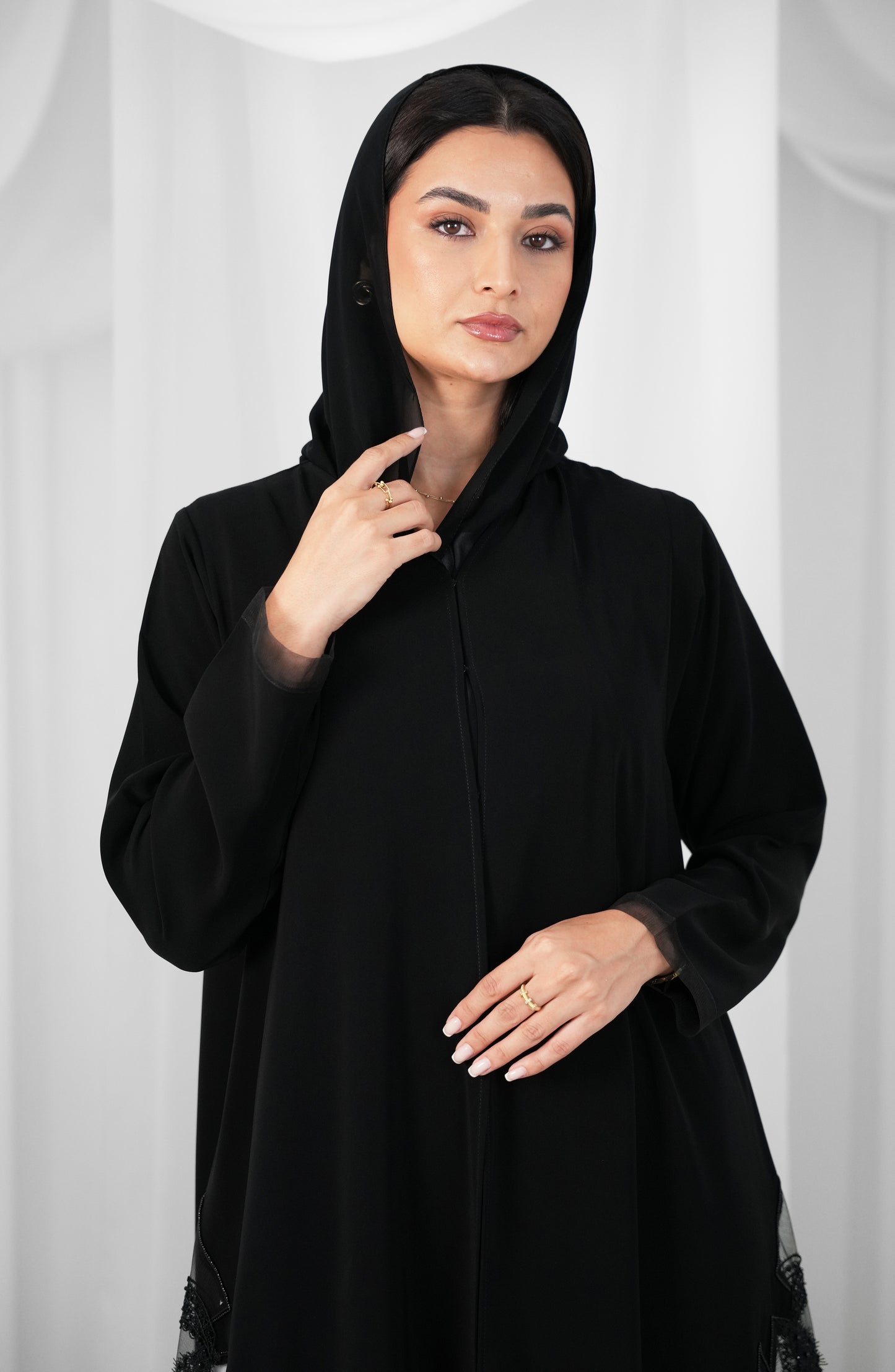 Nada fabric with Toor, lace and handwoork