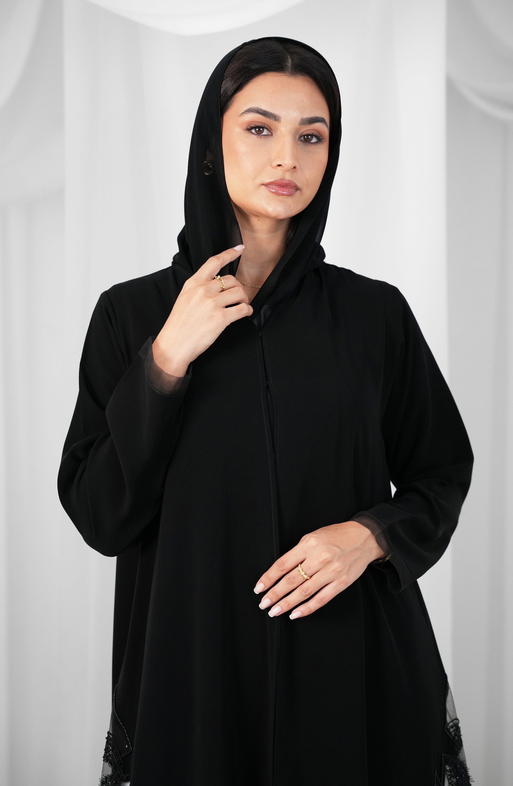 Nada fabric with Toor, lace and handwoork