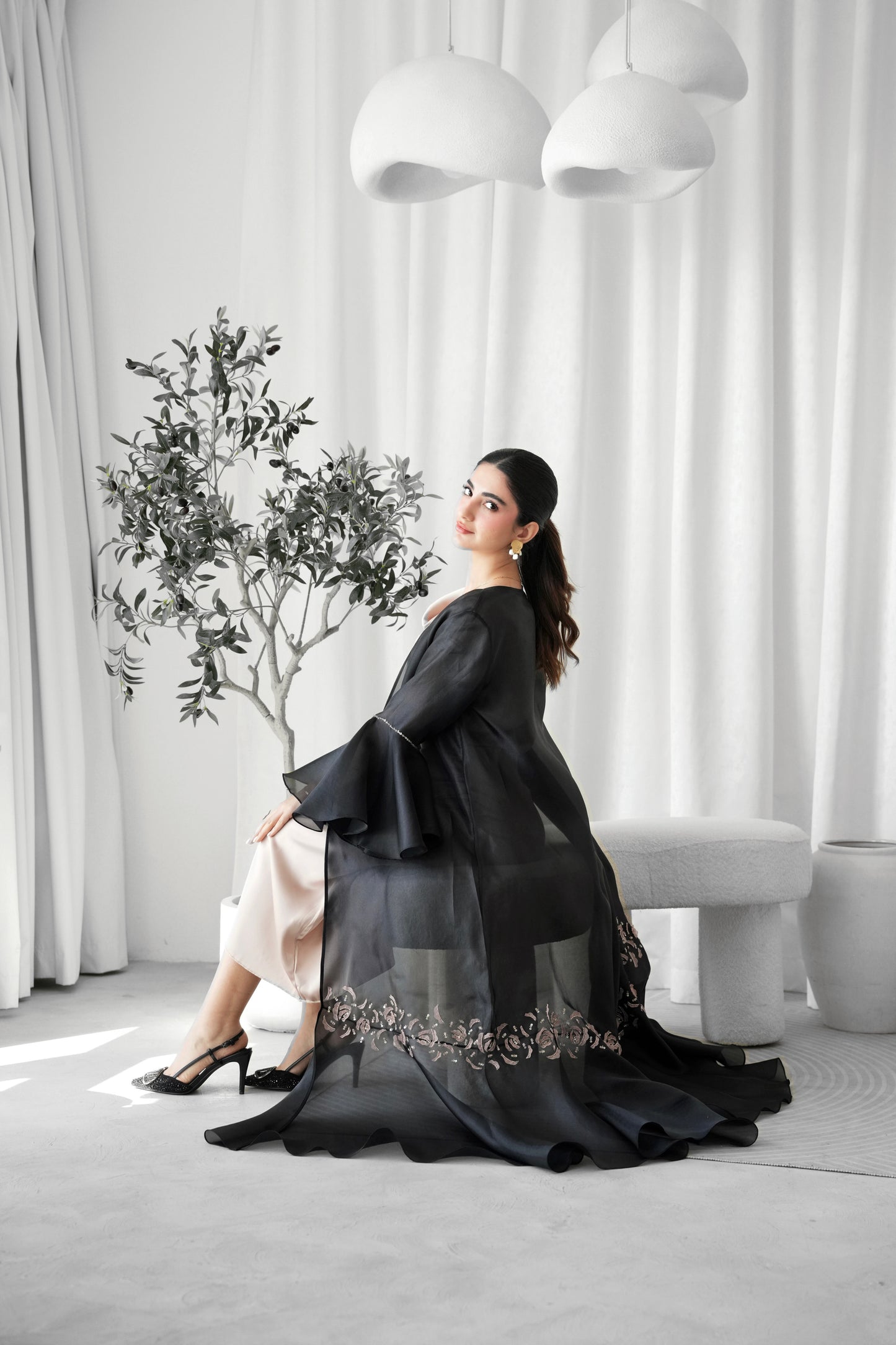 Organza Abaya For Wedding
