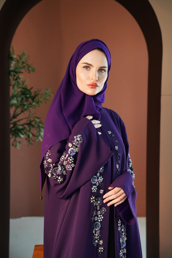 handwork bead embellishments and traditional foolak detailing