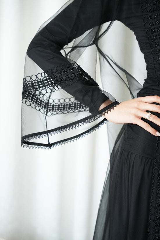 beads work Abaya