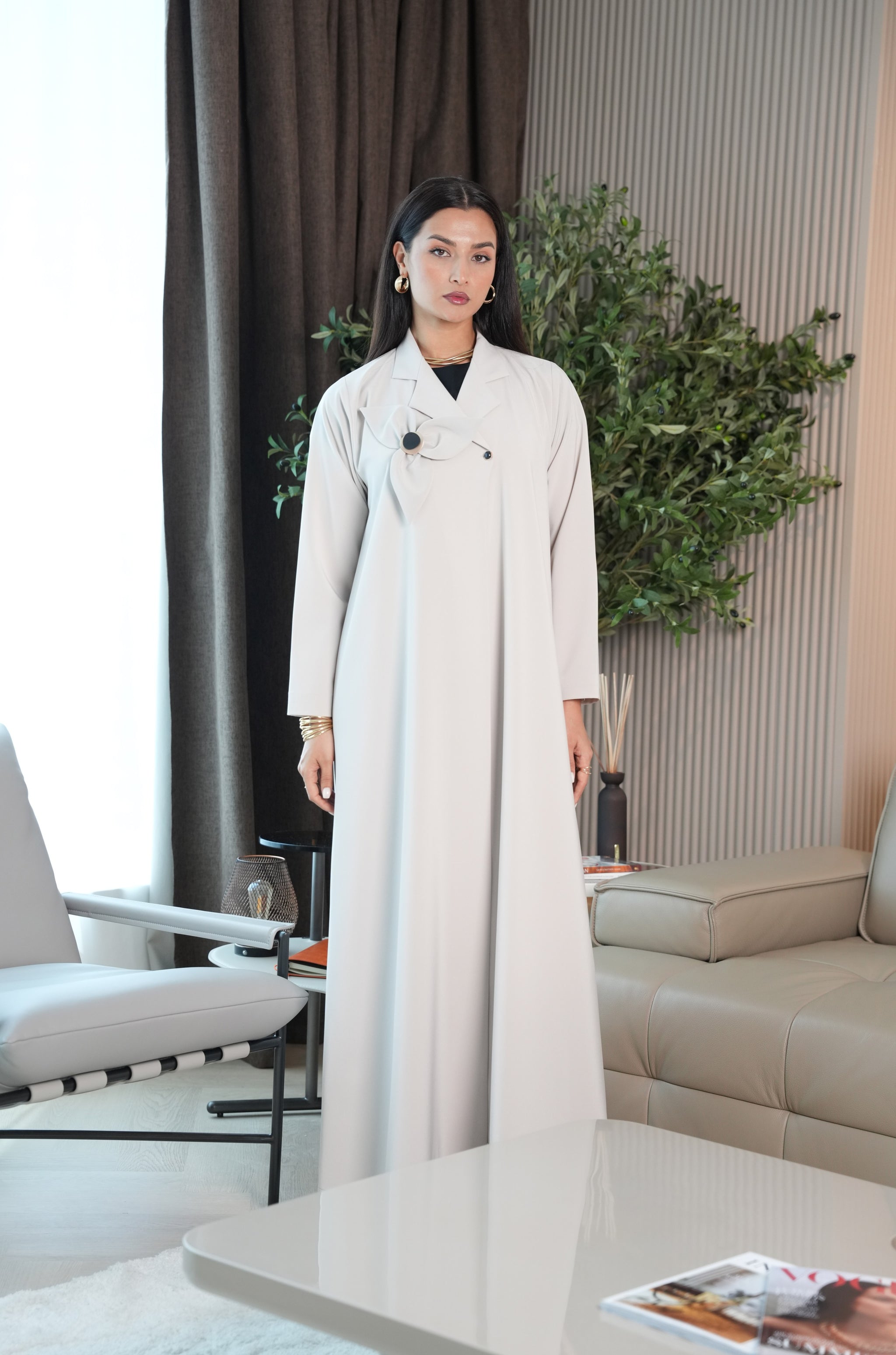 Rabban Crepe Abaya