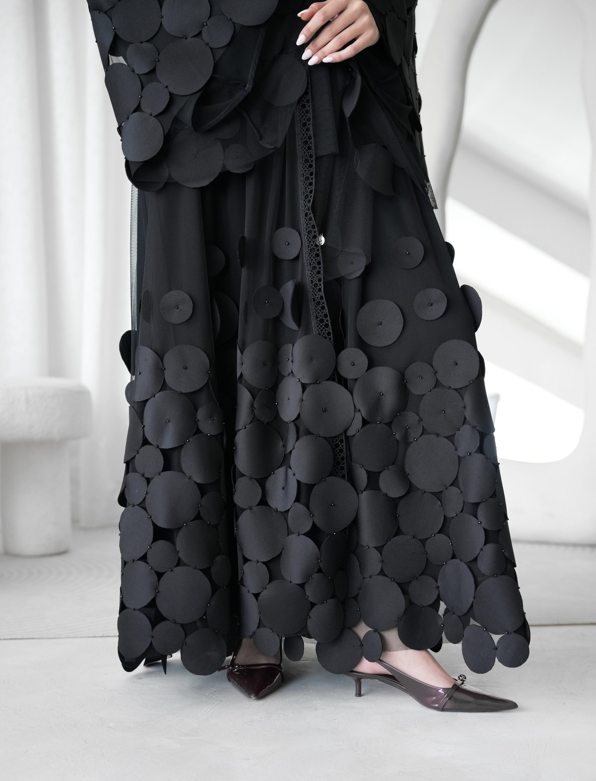 Silk Circles Abaya