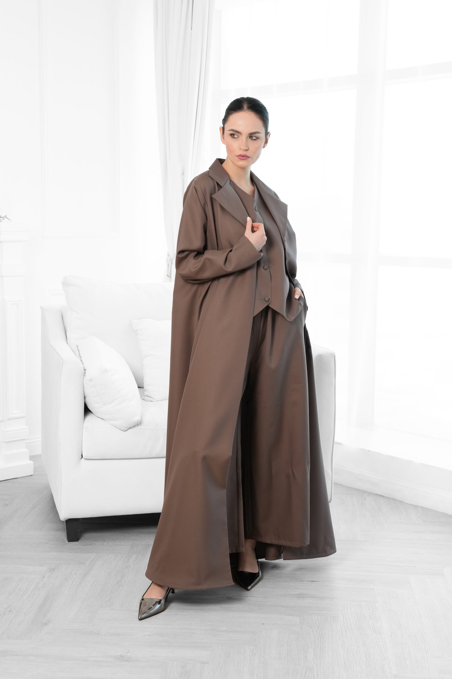 Daily wear Abaya with a Formal Touch