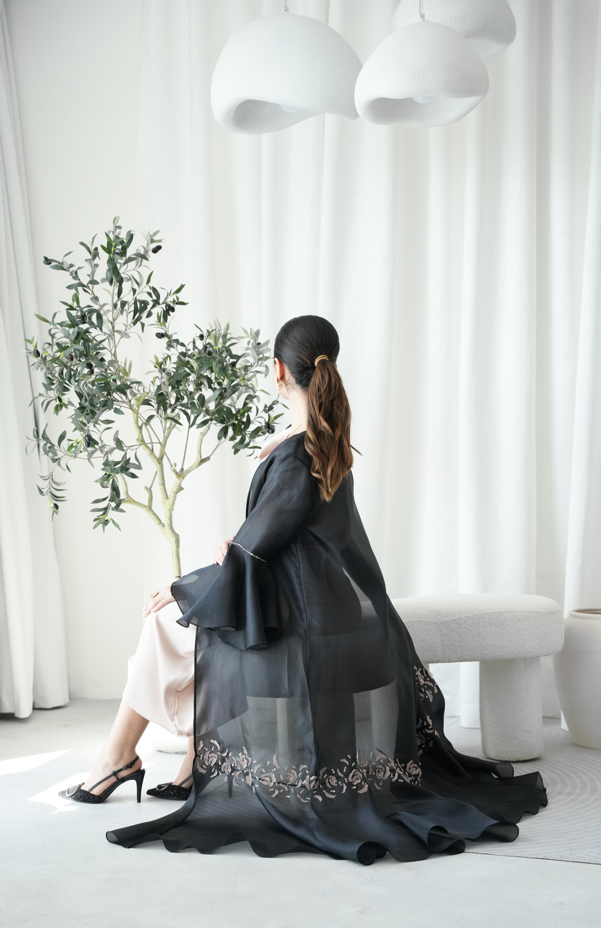 Organza Abaya For Wedding