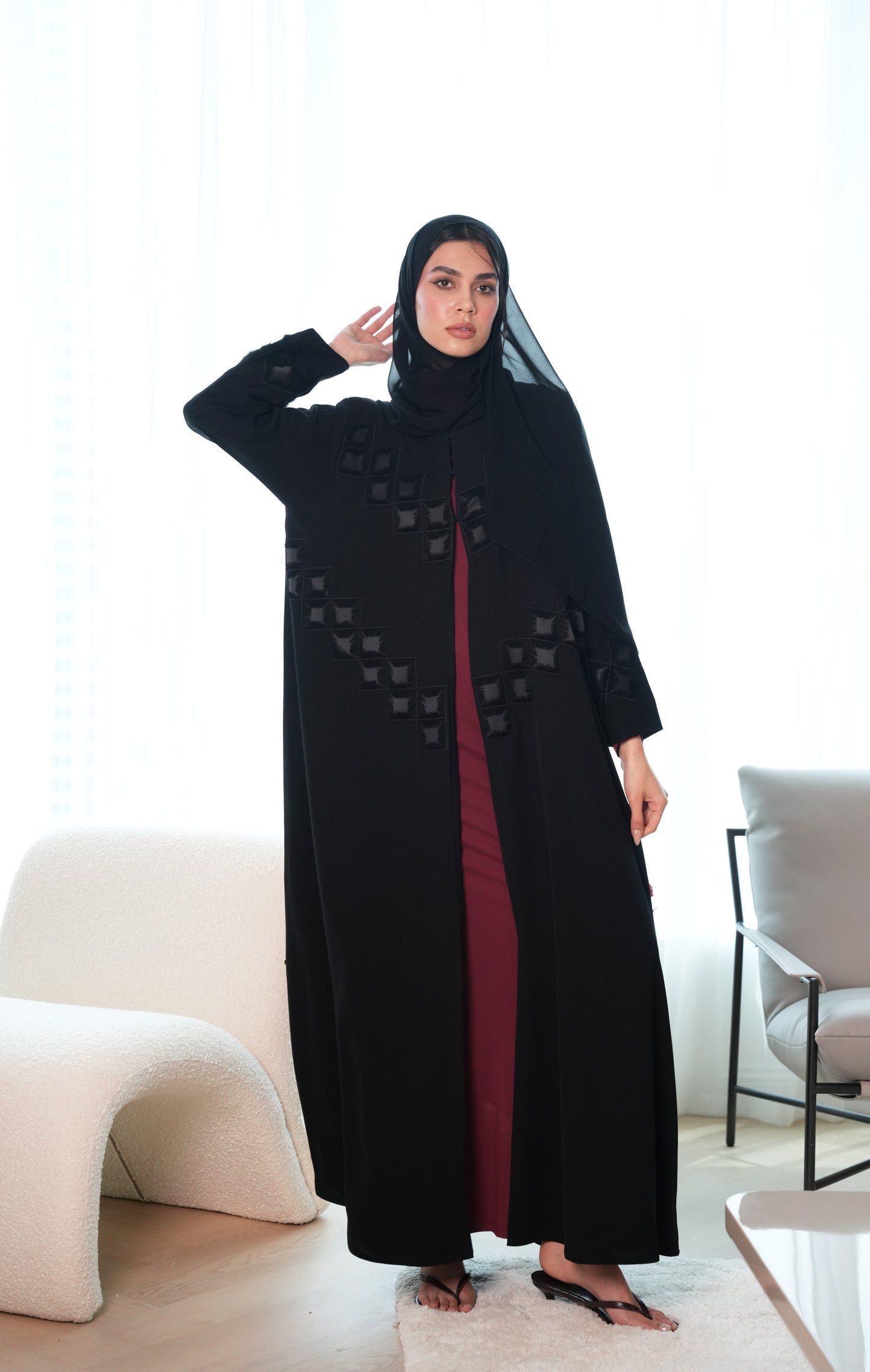 Breathable Crepe Abaya Designed for comfort