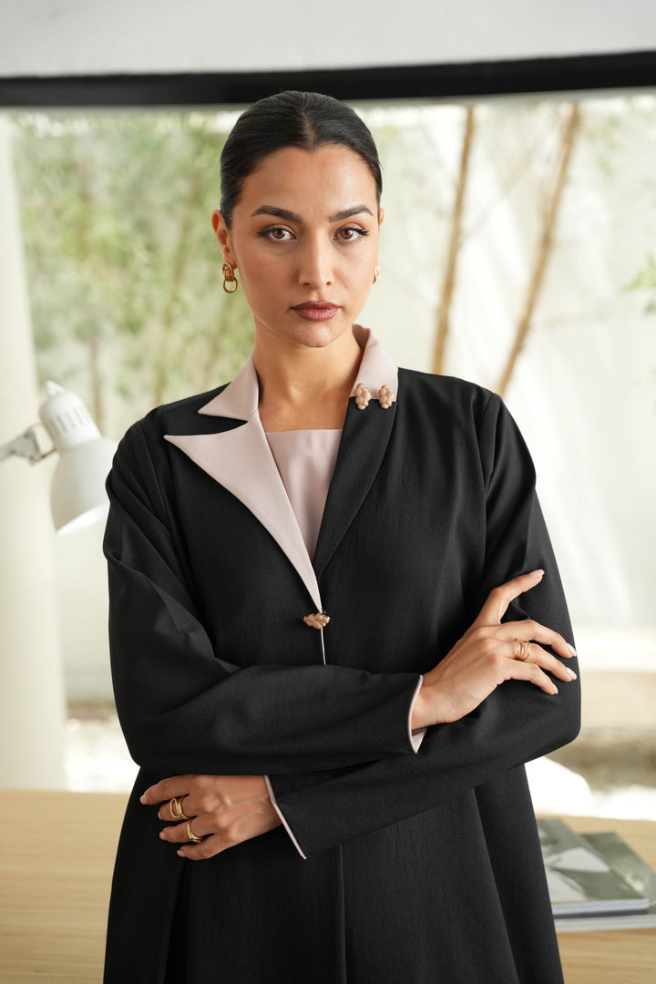 Linen Crepe Abaya , lightweight, breathable fabric