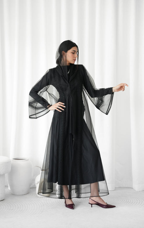 beads work Abaya
