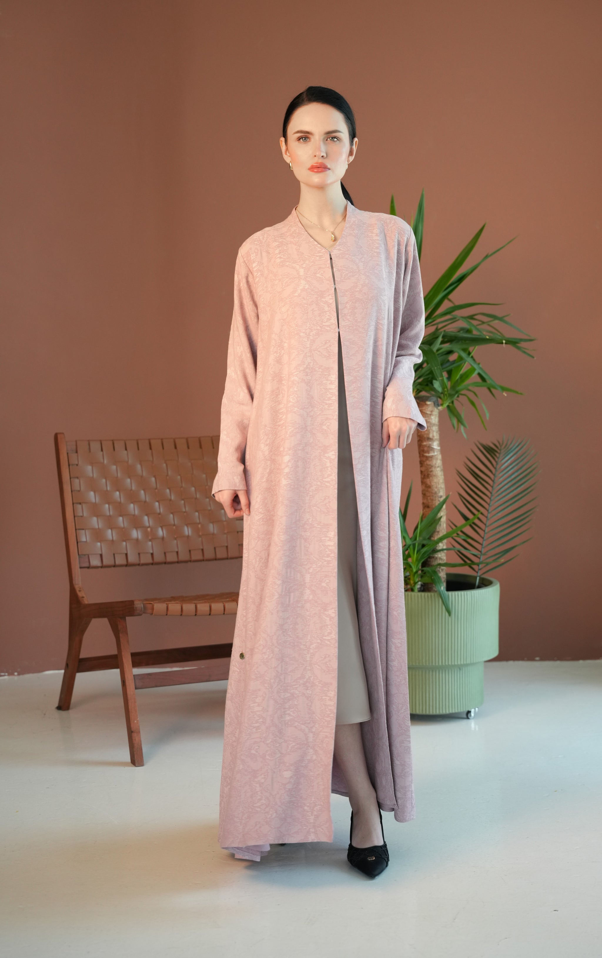 Turkish Jakarta linen abaya