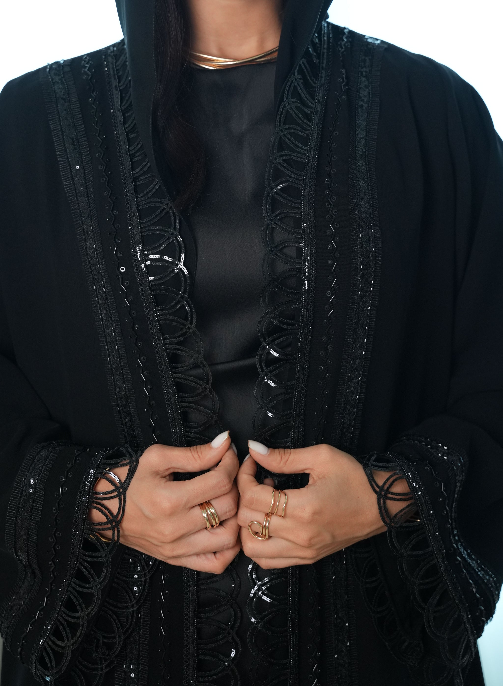 Elegant Nada Fabric Abaya