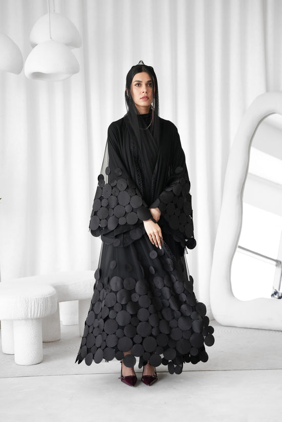 Silk Circles Abaya
