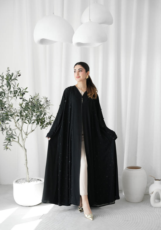 Double shiffon Abaya