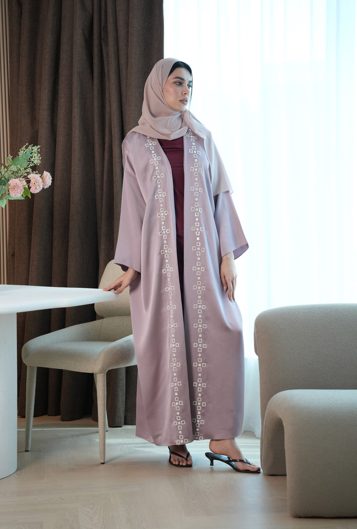 Star Shine Fabric Abaya