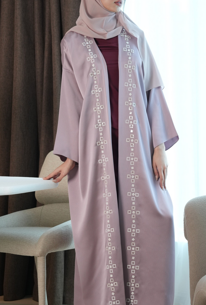 Star Shine Fabric Abaya