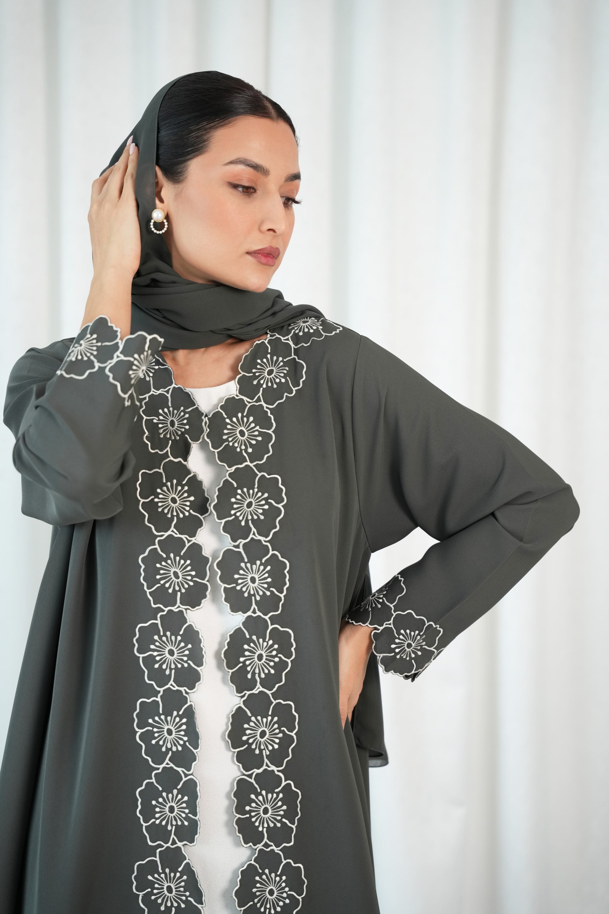 Internet Fabric  Abaya