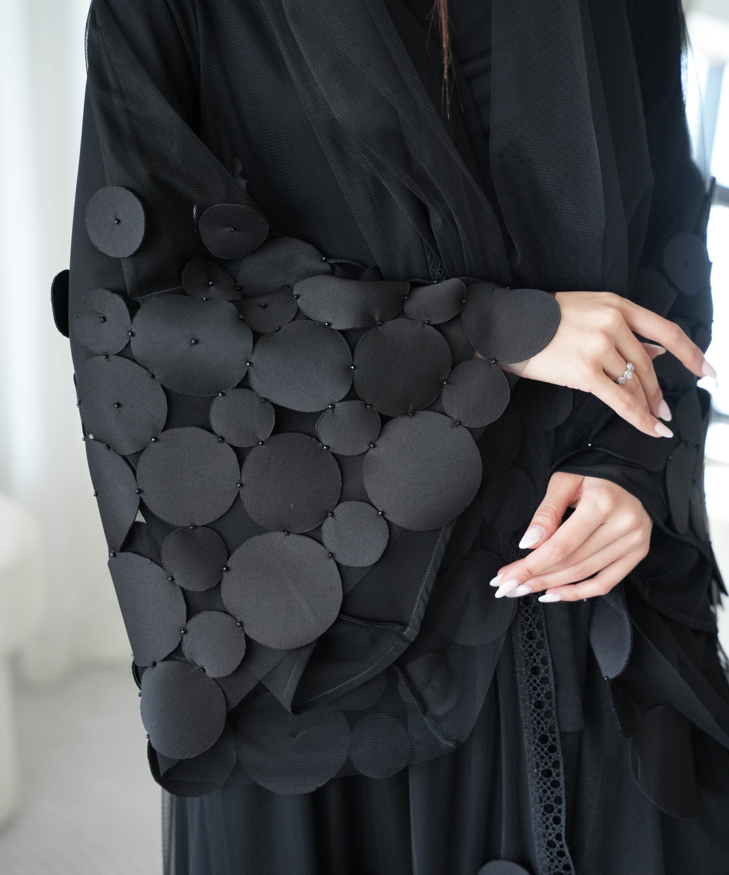 Silk Circles Abaya