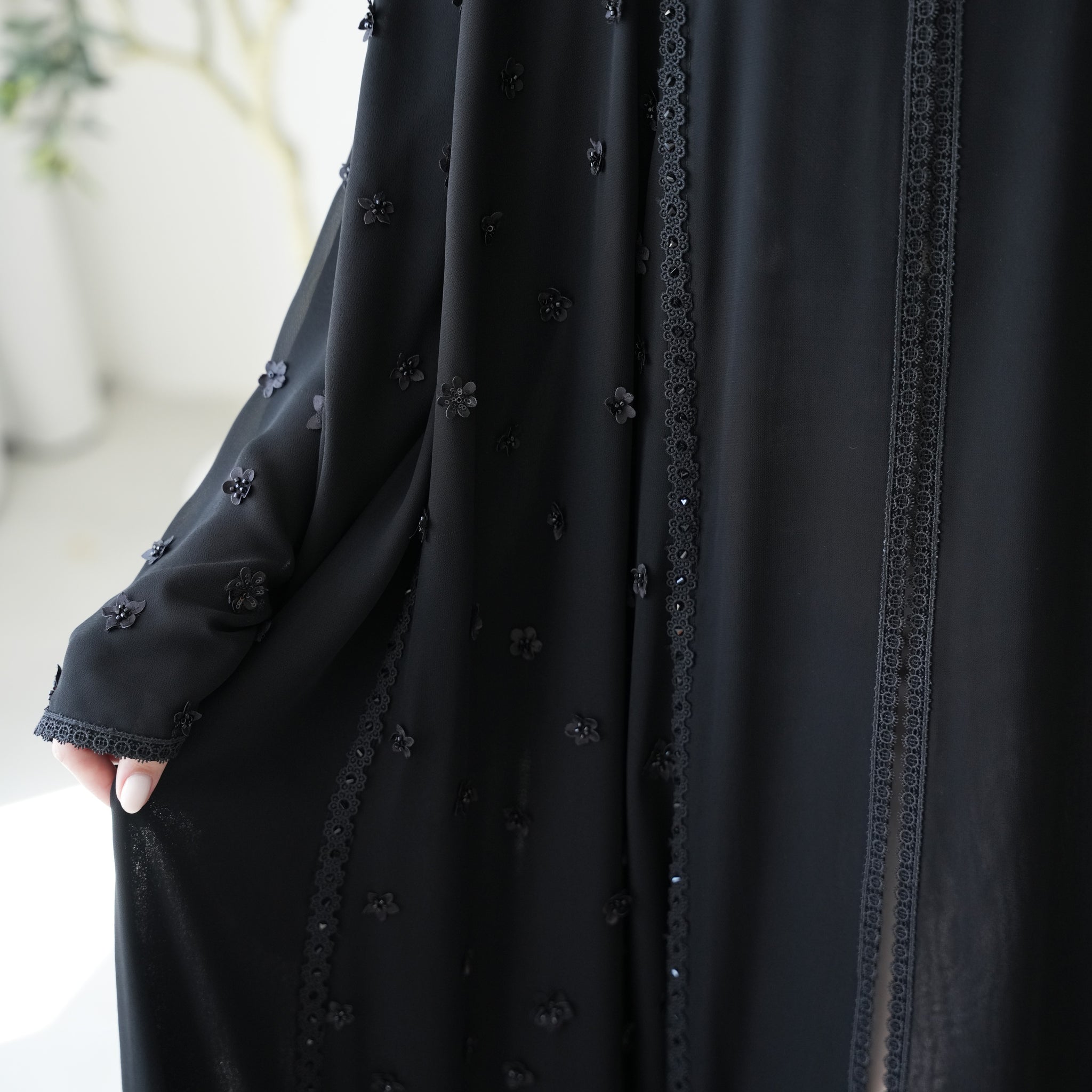 Starlight Lace Abaya