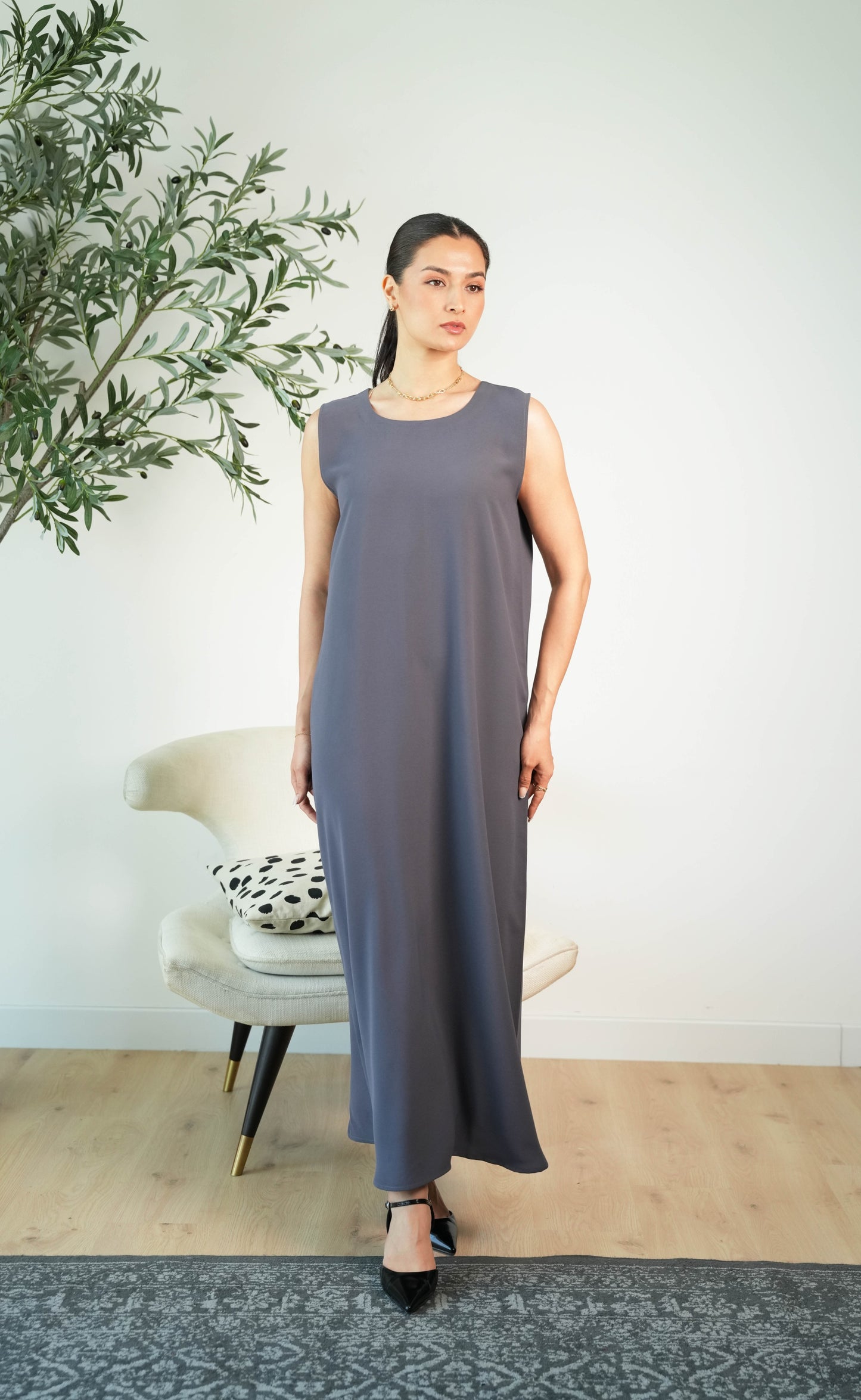 Gray Dress