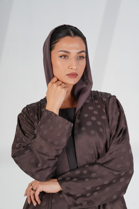 Polka Dot Mocha Brown