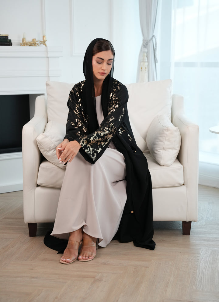 Zari style fabric with Internet Fabric