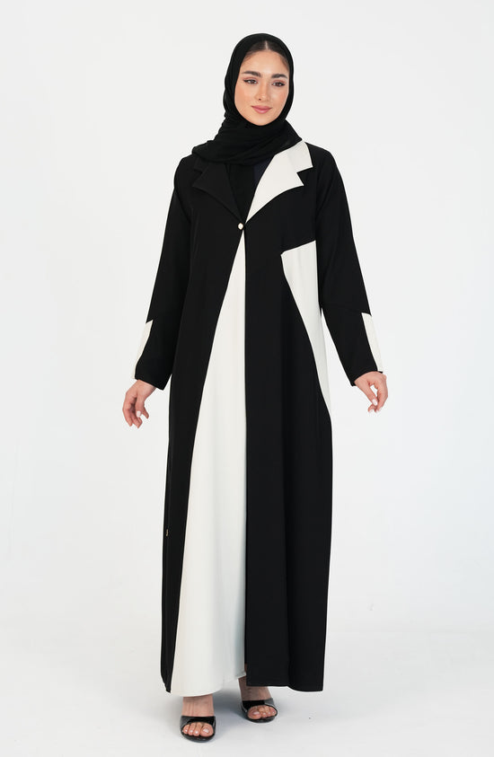Office Style Abaya with Italian Crepe