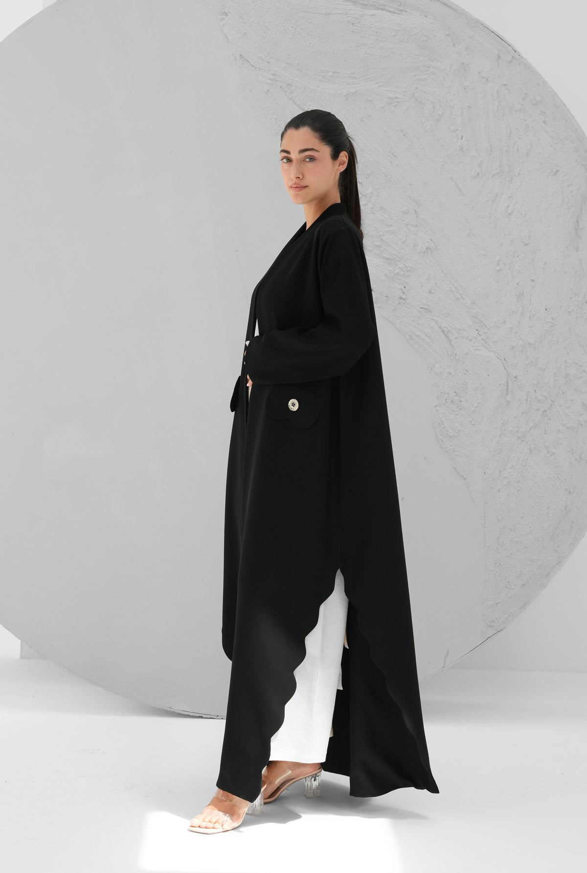 Italian fabric  Open sides