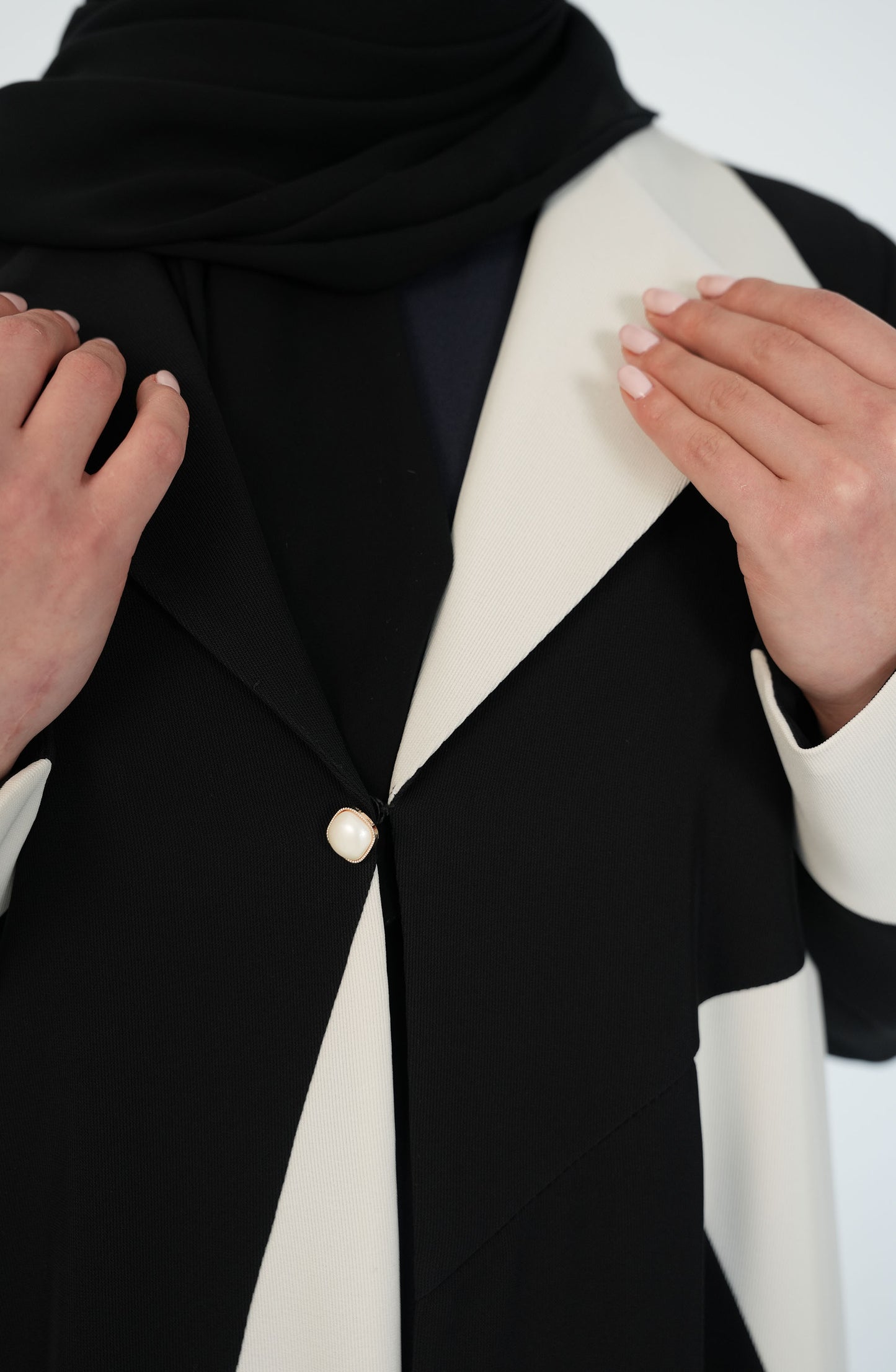 Office Style Abaya with Italian Crepe