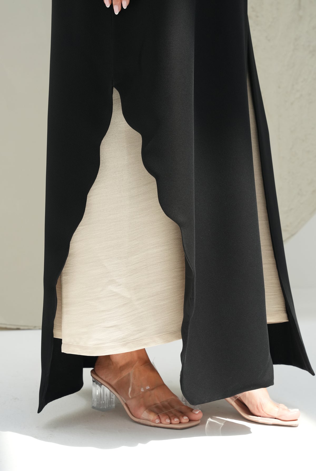 Italian fabric  Open sides