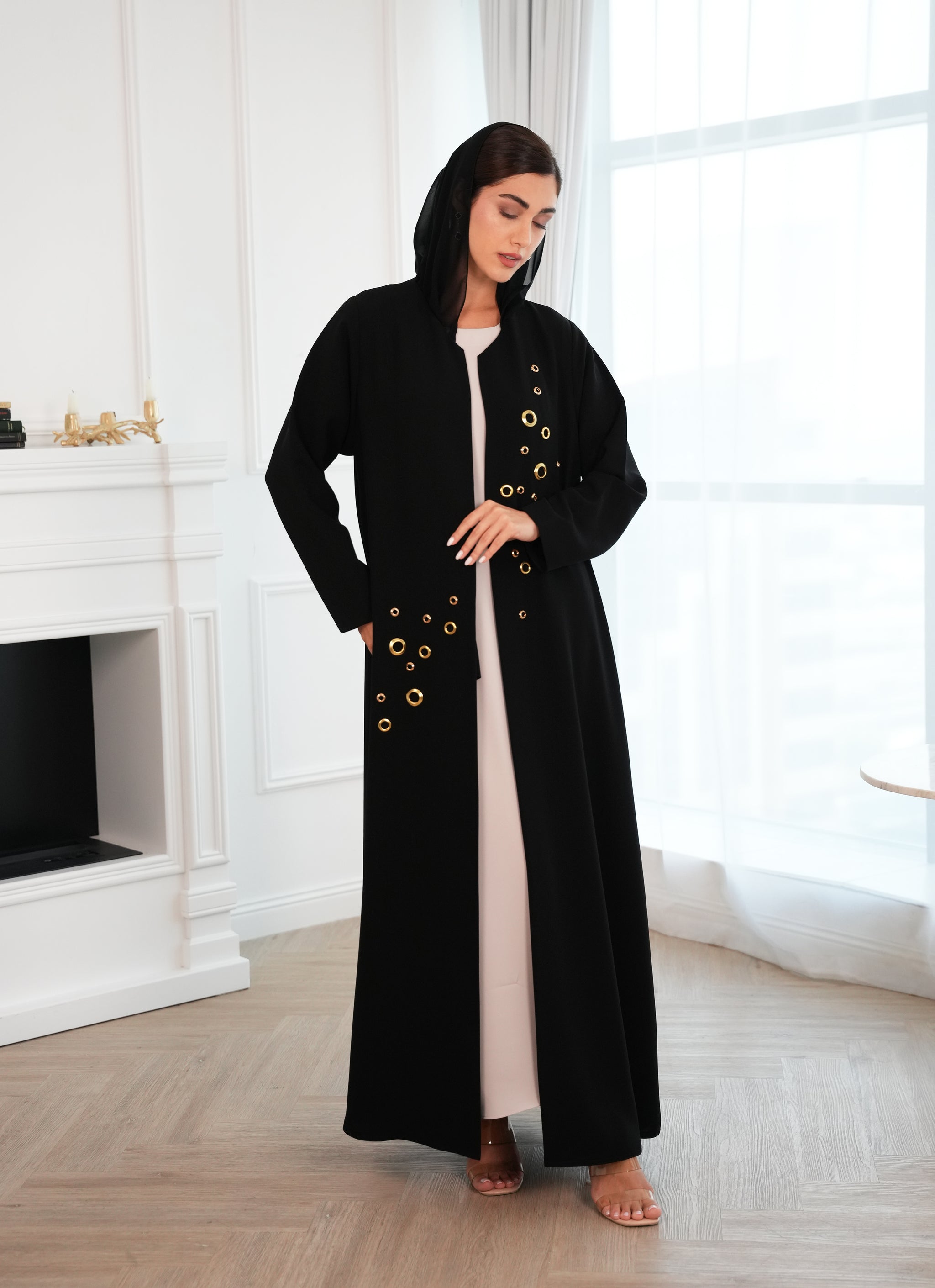 Salsa fabric abaya