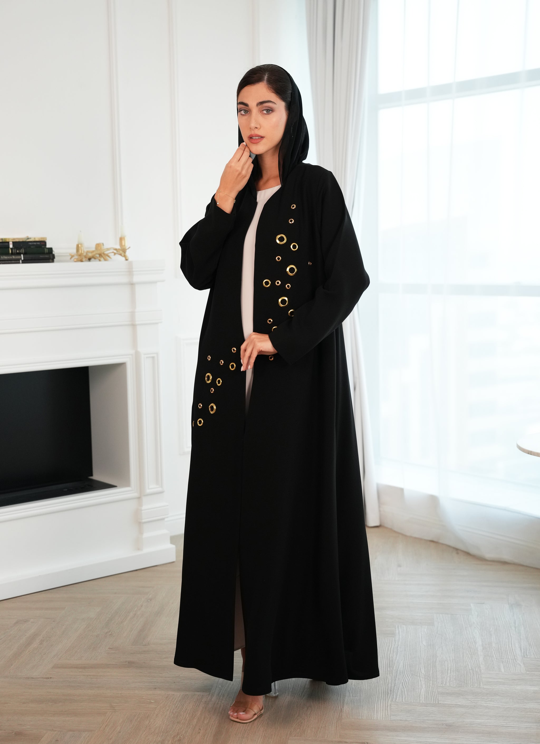 Salsa fabric abaya