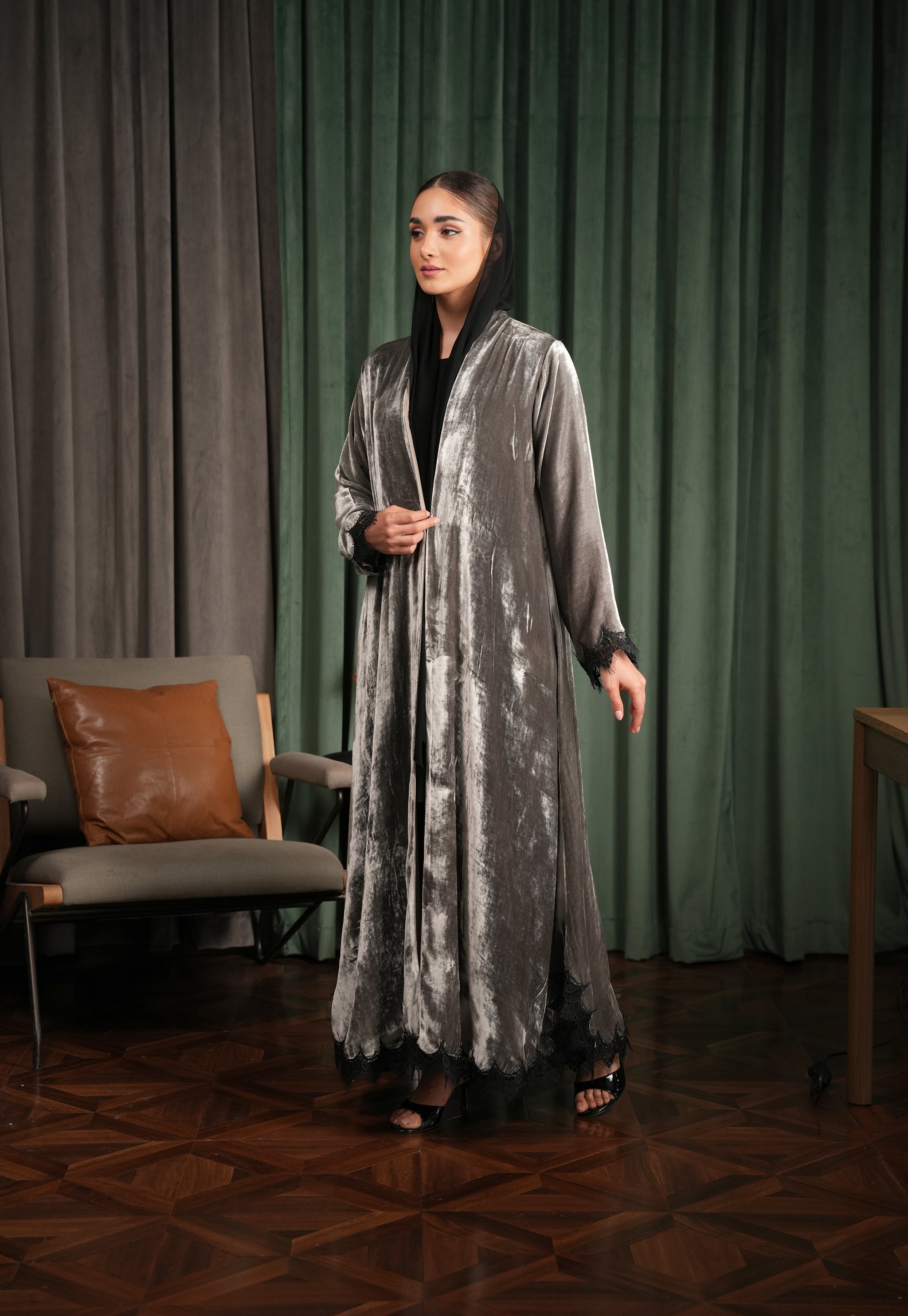 Original Silk Velvet Aabaya