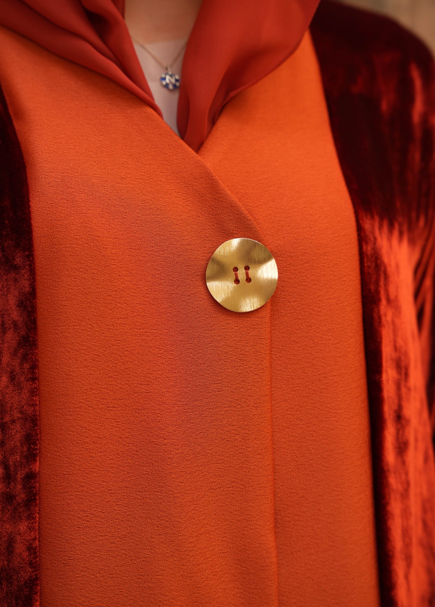 Elegant Velvet silk with Crepe Silk - Colored