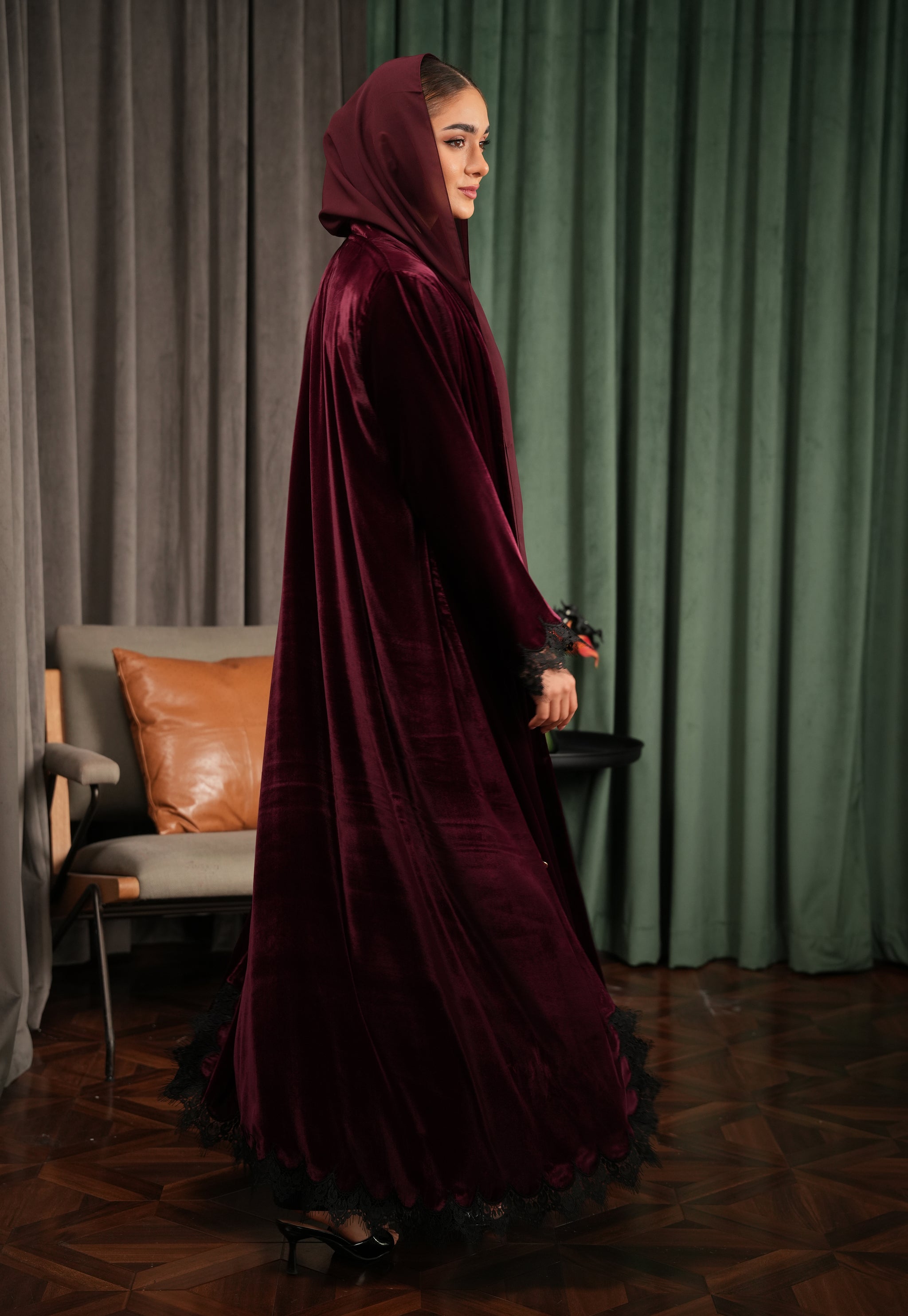Original Silk Velvet Aabaya