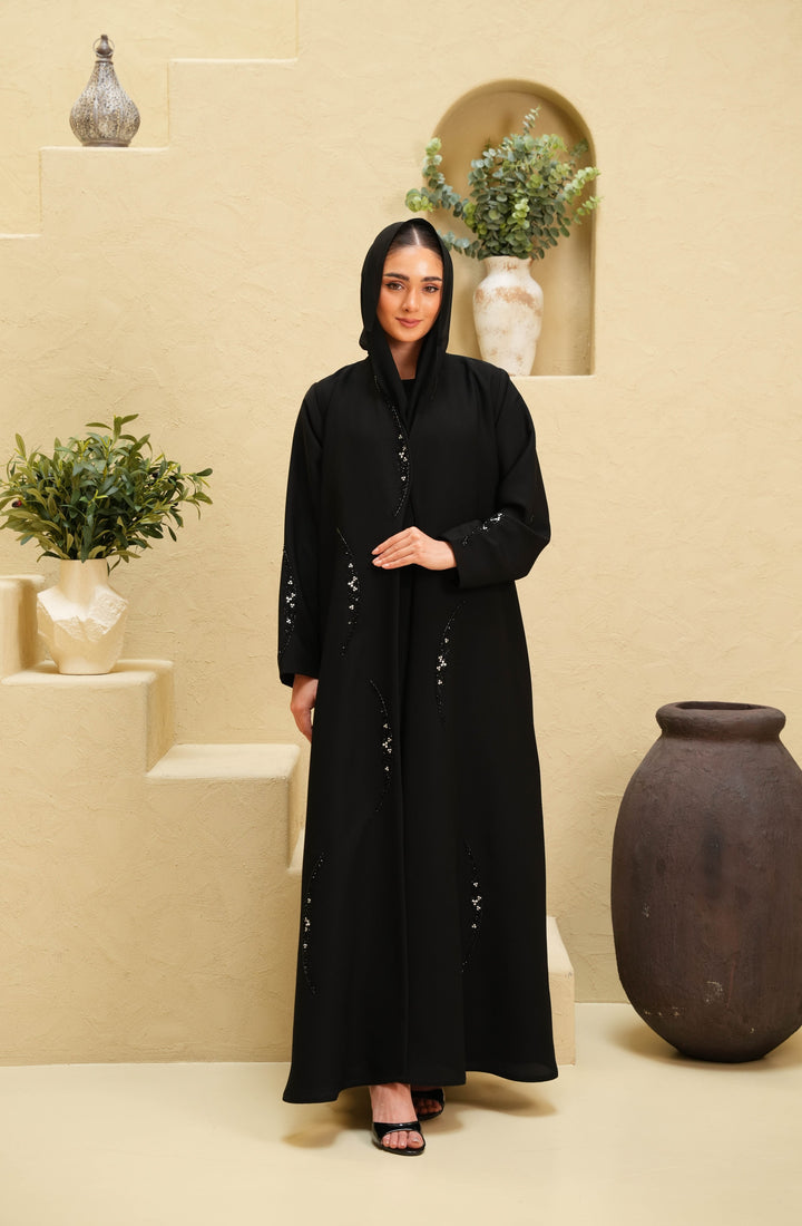 Italian Crepe with handwork Embroidery