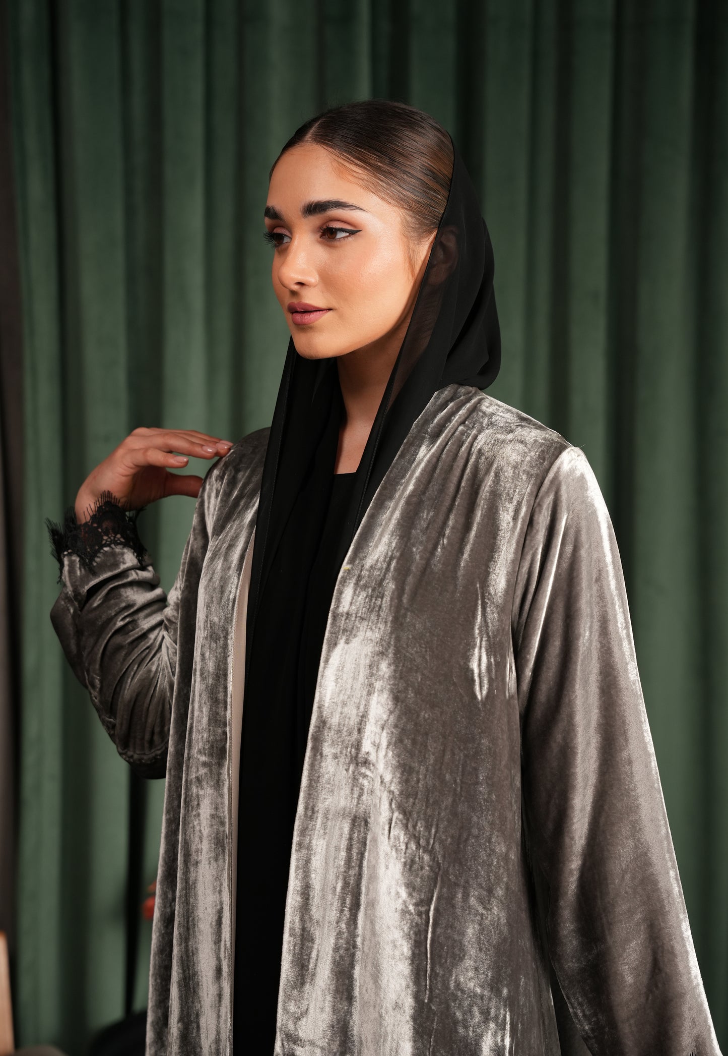 Original Silk Velvet Aabaya