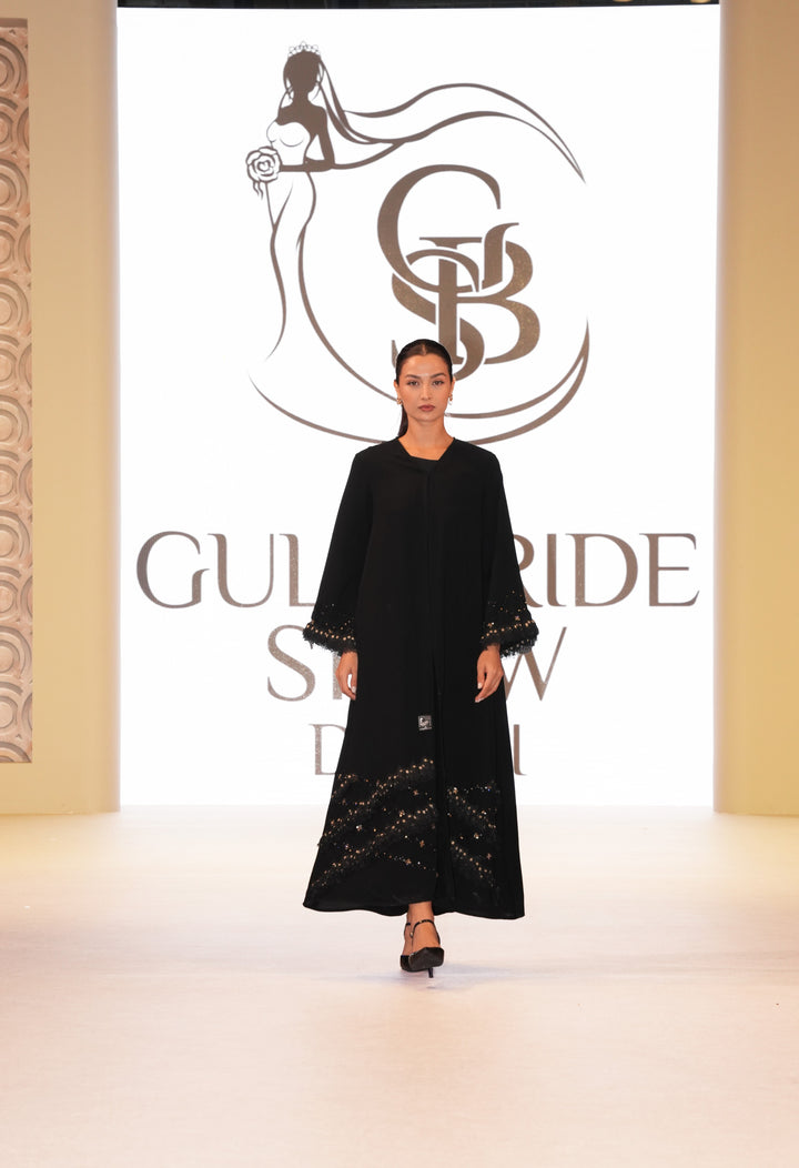 Handwork Italian crepe Abaya