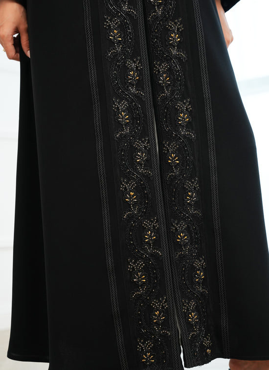 Internet fabric  Lace style with beads handwork
