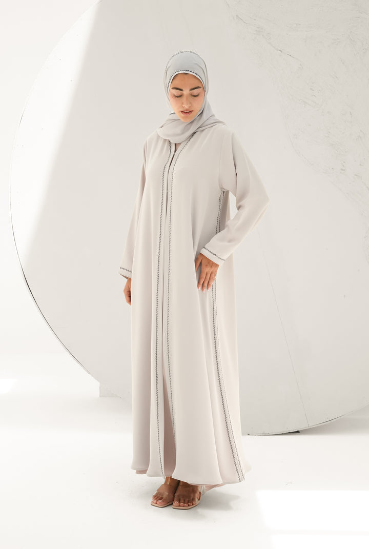 Internet fabric  Embroidery abaya and shaila