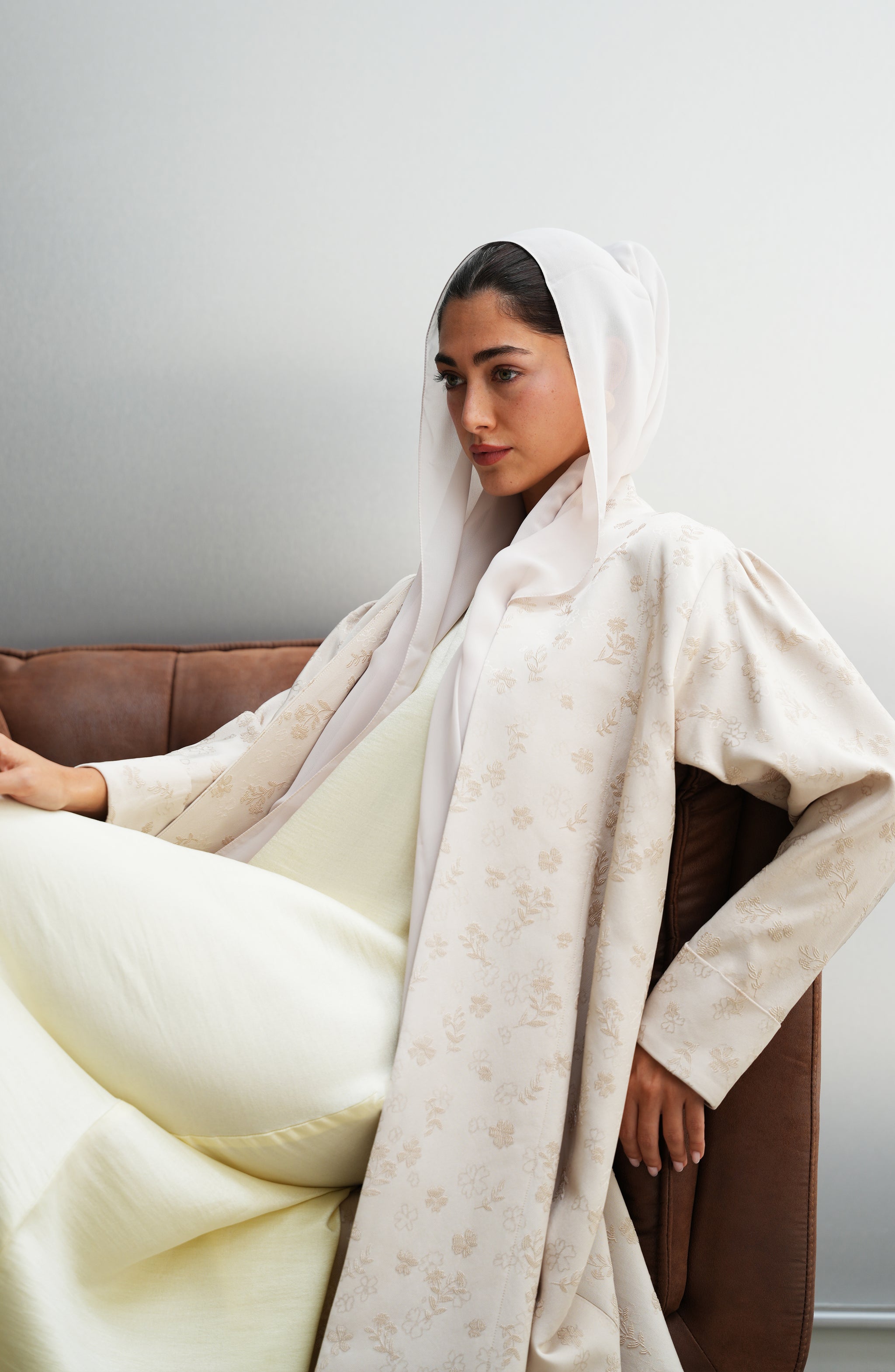 Turkish Jacquard Abaya