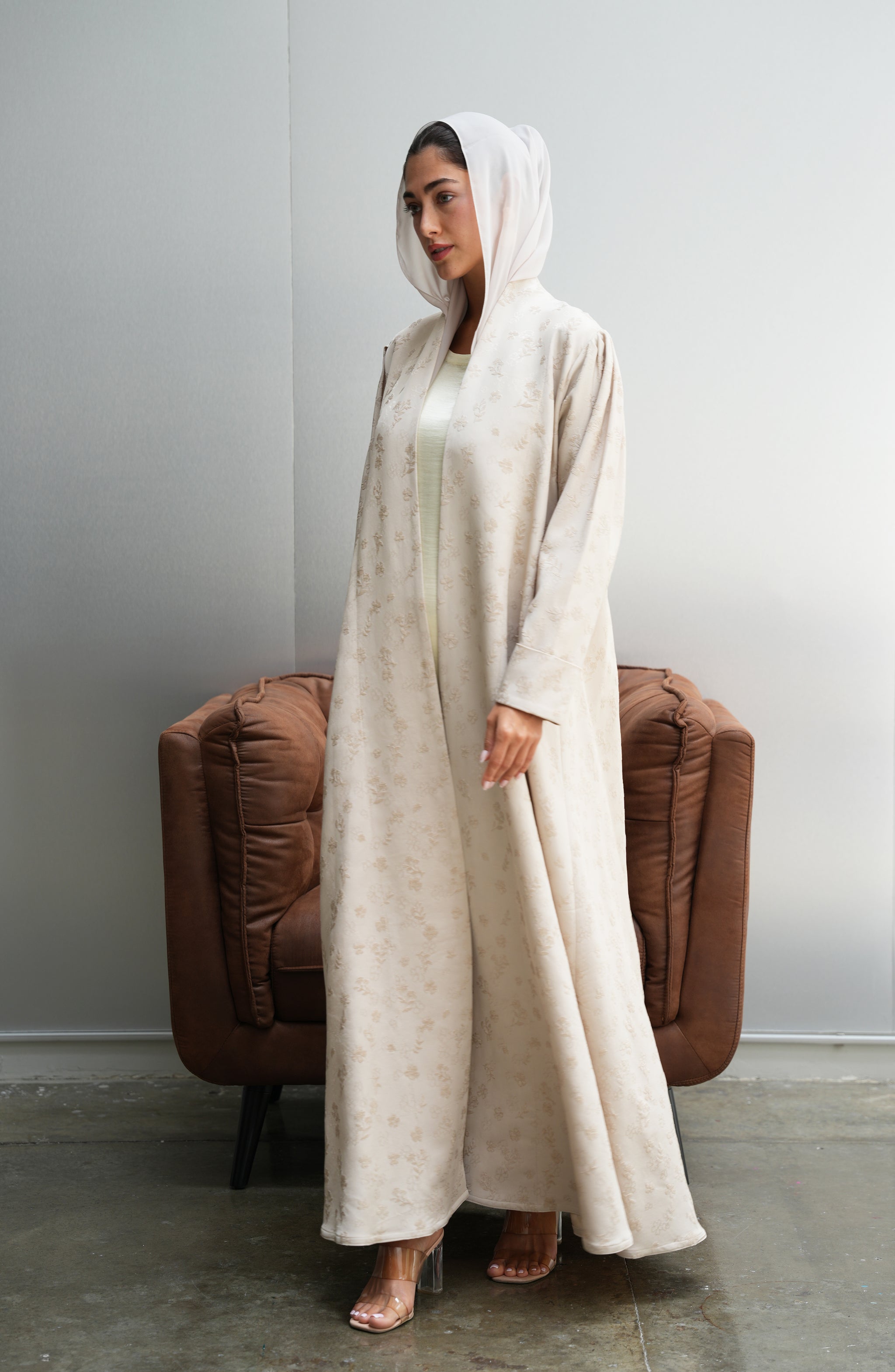 Turkish Jacquard Abaya