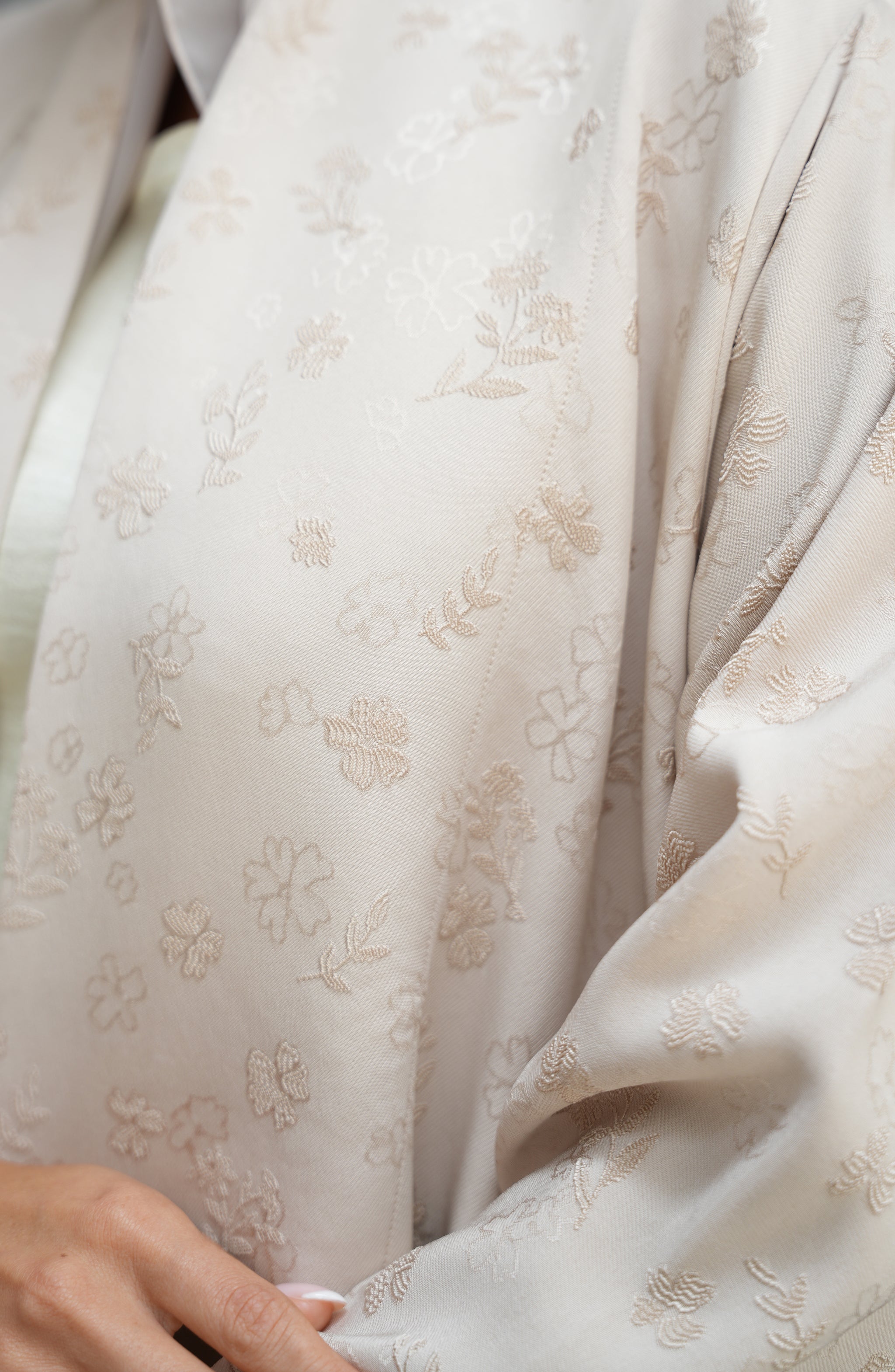 Turkish Jacquard Abaya