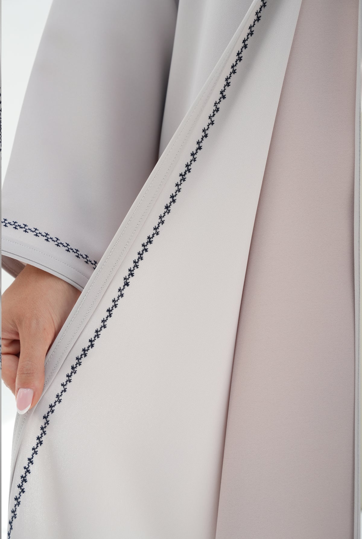 Internet fabric  Embroidery abaya and shaila